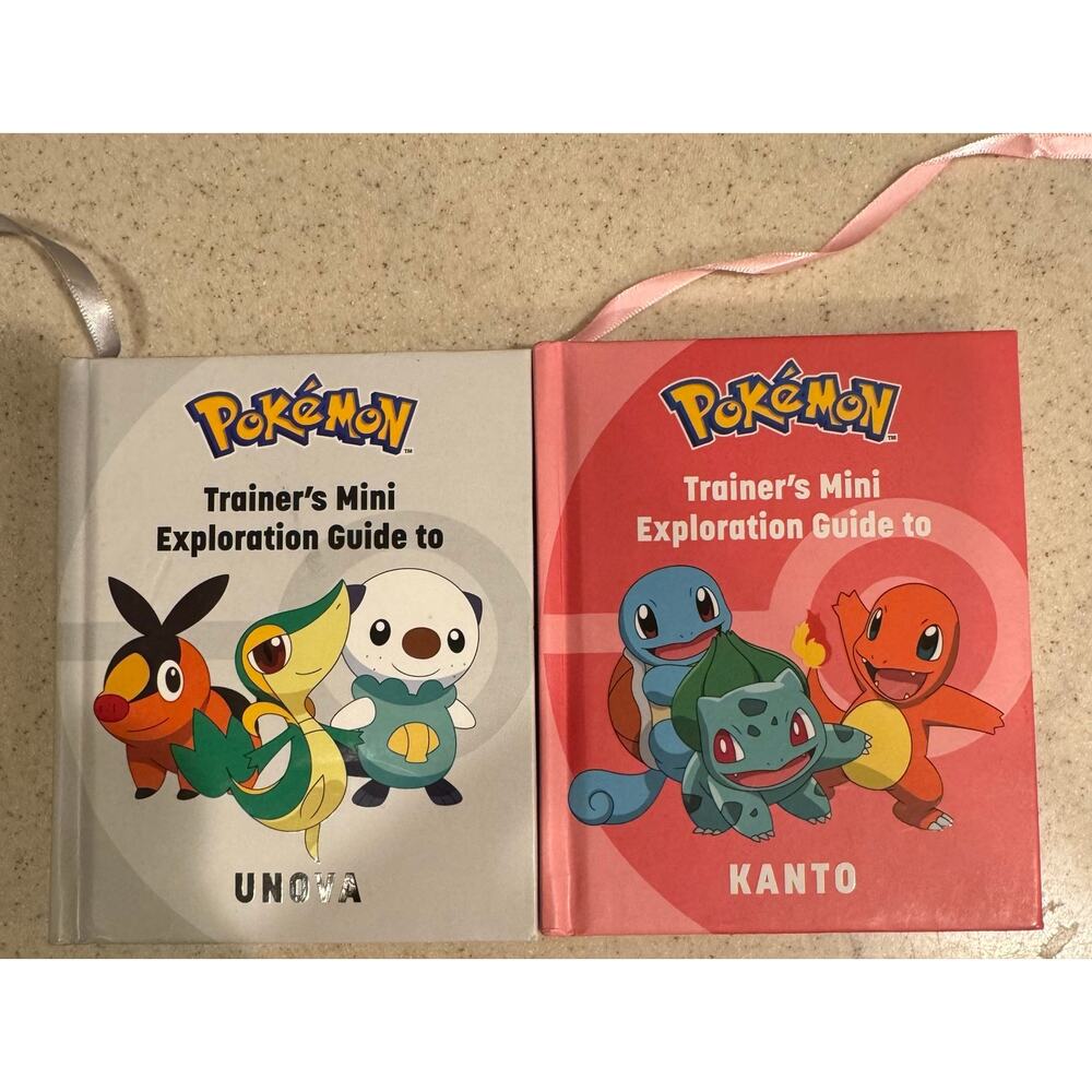 Pokemon Trainer's Mini Exploration Guide Unova + Kant o Hardcover Books